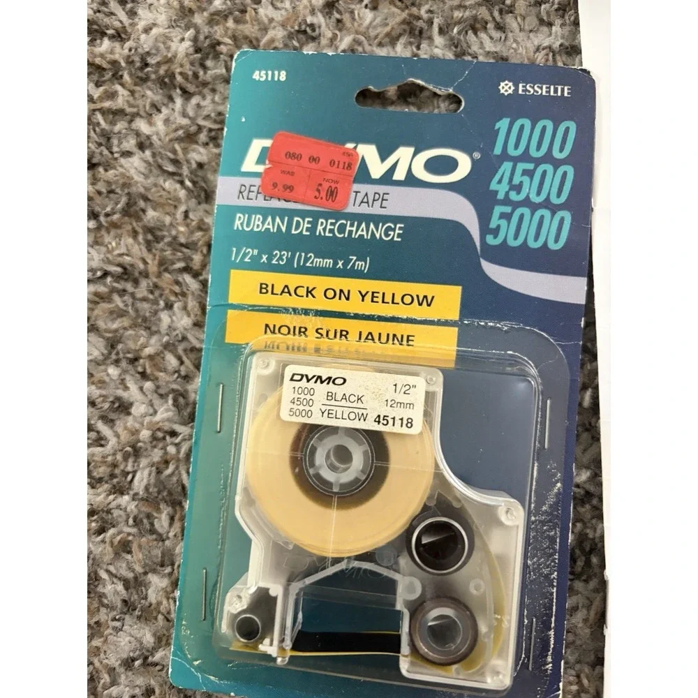Dymo‎ 1000 Electronic Label Maker Vintage with Manual And Tape Package